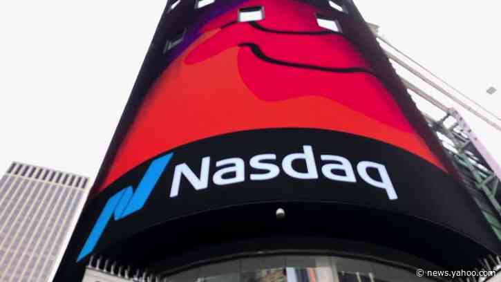 Dow, S&P pull back, Nasdaq sets record