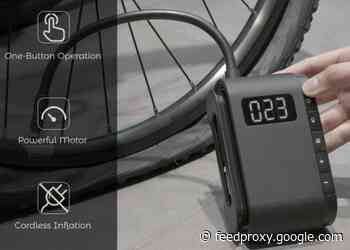Pumpit powerful cordless auto tire inflator $79