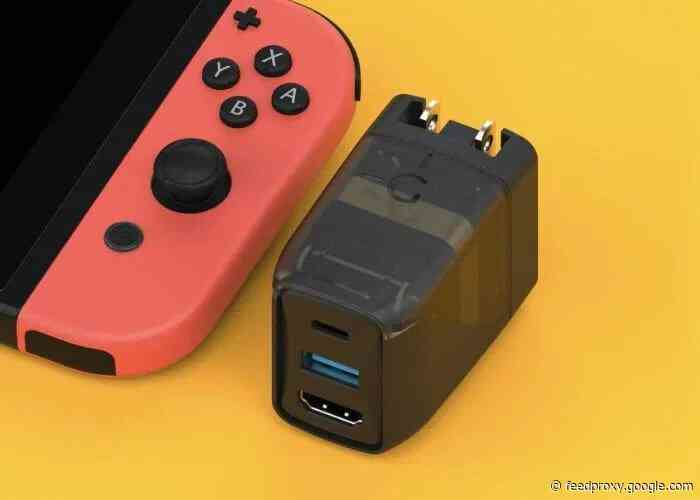GENKI mini Nintendo Switch dock and charger