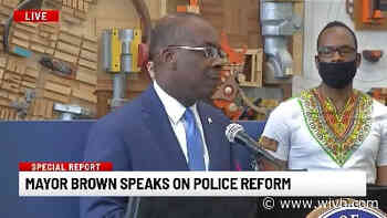 Mayor Brown rolls out police reform agenda