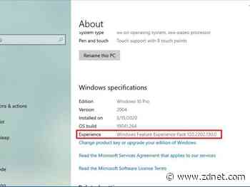 What is the Windows 10 Windows Feature Experience Pack?