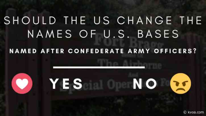 Trump rules out changing name of bases named after Confederate officers