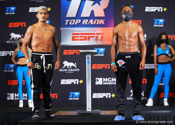 Jessie Magdaleno vs Yenifel Vicente Weigh-in Results