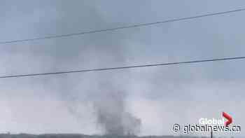 Video appears to show tornado touch down near Belmont, Ont.