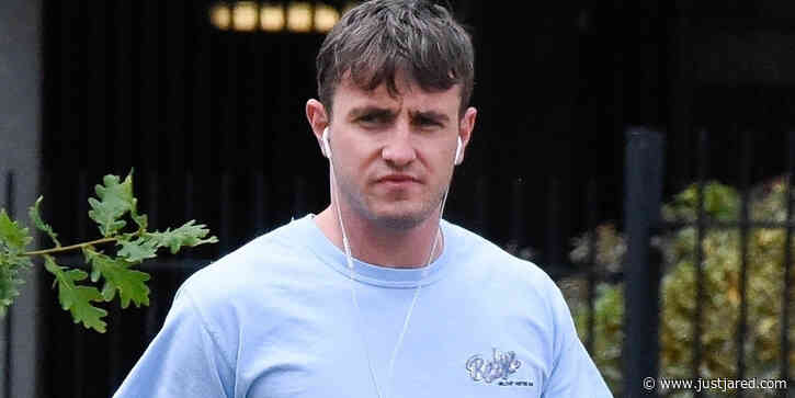 Normal People's Paul Mescal Goes For a Jog in White Shorts