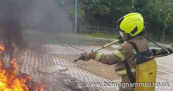 'Bored youths' torch city ski slope in arson attack