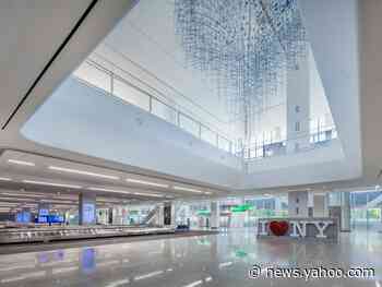 LaGuardia Airport just took the wraps off its newest terminal building designed to help revolutionize New York's worst airport — take a closer look