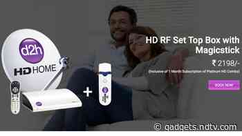 D2h Appears Set to Launch Combo Offer Providing HD RF Set-Top Box With Magic Stick at Rs. 2,198
