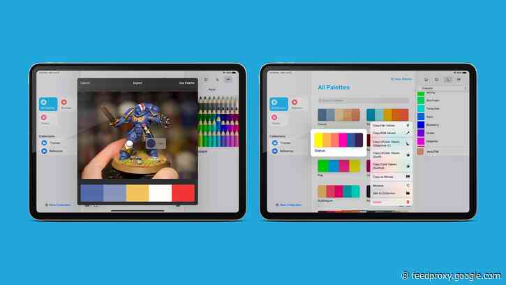 New ‘Pastel’ app lets you create and save custom color palette collections for your projects