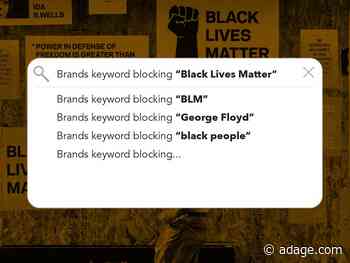 Keyword blocking hits Black Lives Matter content