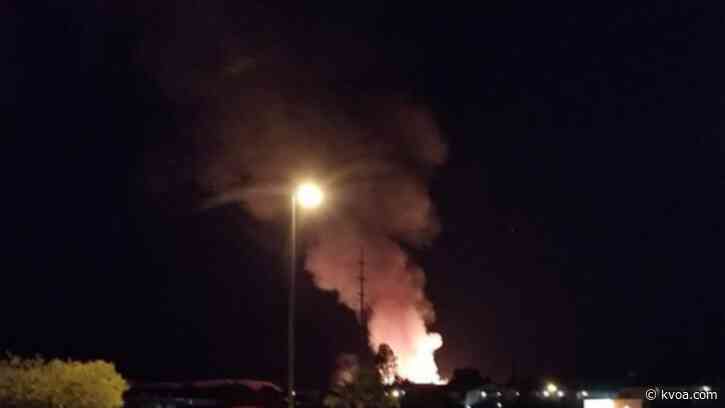 Crews battle landfill fire on Tucson’s eastside