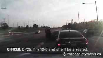 Concerned citizens use vehicles to box in suspected impaired driver