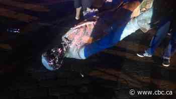 Virginia protesters tear down Confederate statue, explorer monuments defaced in Miami