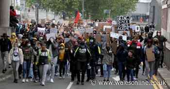 The most powerful images from Newport's Black Lives Matter march