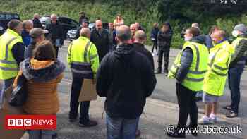 Protest over tissue factory closure threat