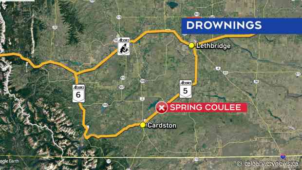2 girls drown in St. Mary River in southern Alberta, police searching for third