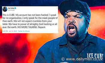 Ice Cube denies his Twitter account has been hacked following 'antisemitic' memes 