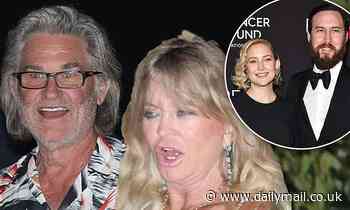 Goldie Hawn and Kurt Russell step out with Kate Hudson to celebrate Danny Fujikawa's birthday