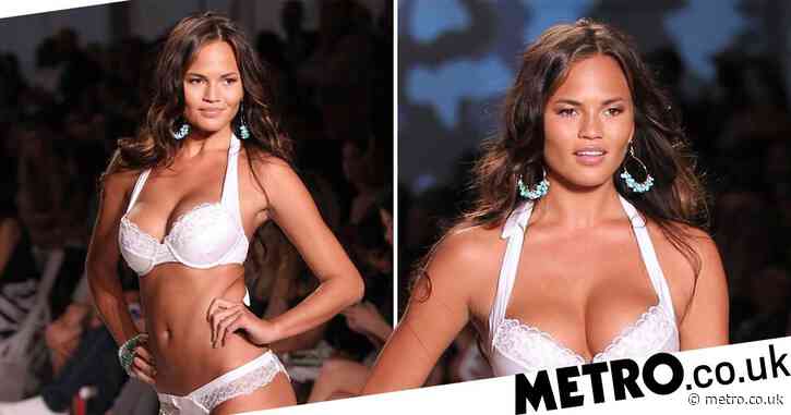 Chrissy Teigen has surgery to remove breast implants as her kids say: ‘Bye boobies’