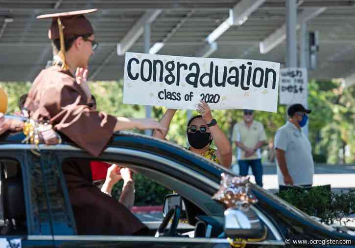 Laguna Hills High seniors get a loud send off