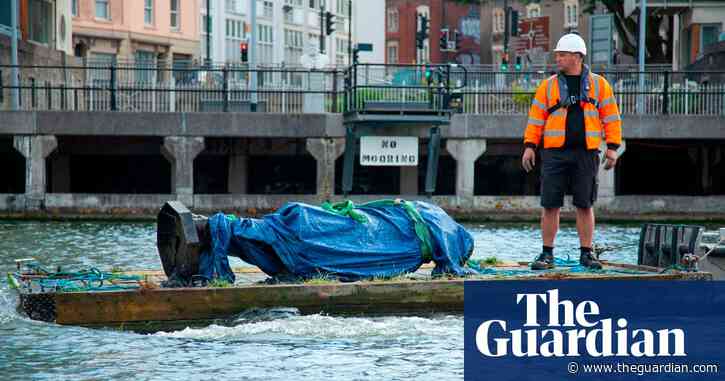 Edward Colston statue retrieved from Bristol harbour - The Guardian