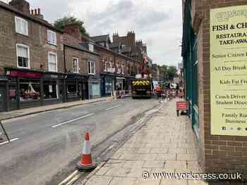 Gillygate in York city centre shut for second day