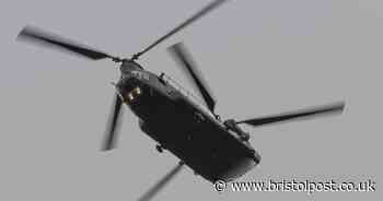 Why huge military helicopters flew over Bristol