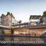 Greenery topped development brings four 13 story residential towers in ODA’s first Chinese project in Chengdu