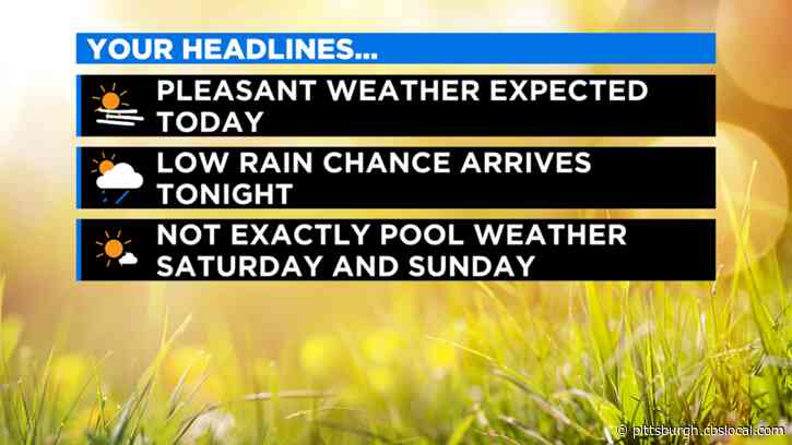 Pittsburgh Weather: Sunny, Pleasant Weather Starts The Weekend