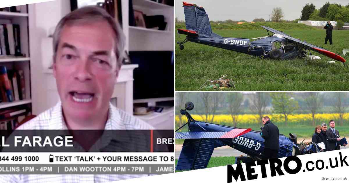 Nigel Farage Says Leaving Lbc Wasn T As Bad As 2010 Plane Crash Uk News Newslocker