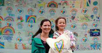 Fenwick's window redecorated by NHS workers' children