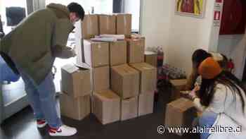 Universidad de Concepción repartió cajas de alimentos entre socios de la tercera edad - AlAireLibre.cl