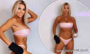 Christine McGuinness looks incredible as she showcases her toned figure in a TINY pink bikini