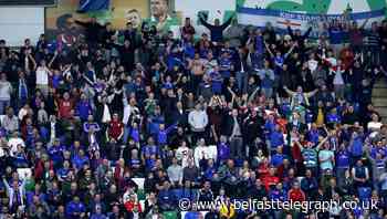 Linfield FC in football kit colours exchange