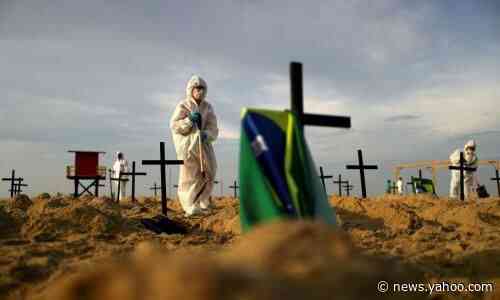 Brazil overtakes UK with world's second-highest Covid-19 death toll