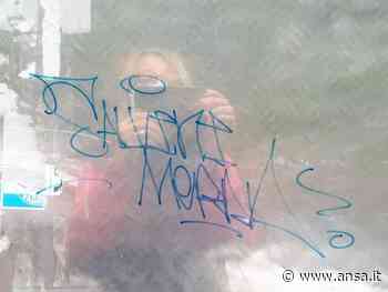 Imbrattata bacheca sede Lega a Erba - Agenzia ANSA