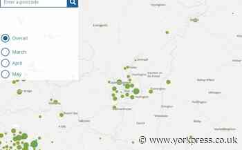 Interactive map shows number of coronavirus-related deaths in your postcode area