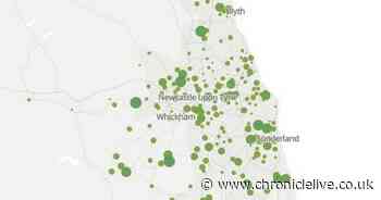 The neighbourhoods across the North East hit hardest by coronavirus