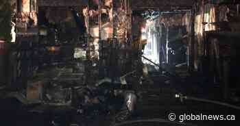 Saskatoon house, garage destroyed in fire - Globalnews.ca