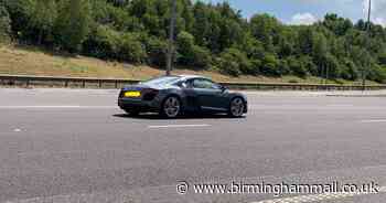 £100k Audi R8 driver clocked at 110mph on M6