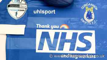 Dungannon Swifts unveil new kits paying tribute to NHS workers