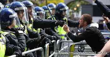 Far right gangs clash with police as trouble flares at London counter protests