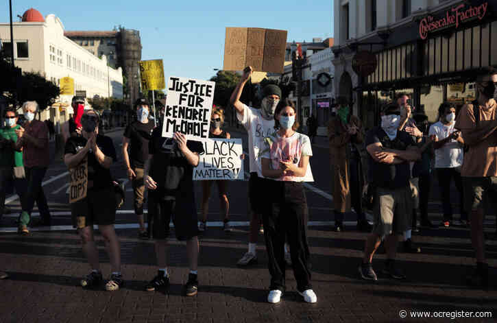 Protests against police brutality continue across Southern California today