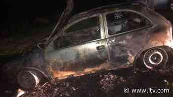Dramatic pictures show burnt out shells of cars in Gateshead - ITV News
