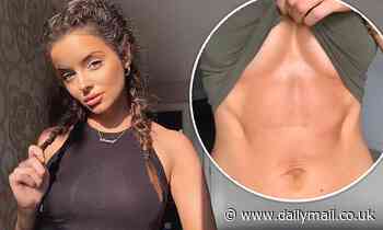 Maura Higgins sends temperatures soaring as she showcases her jaw-dropping abs in sizzling snap