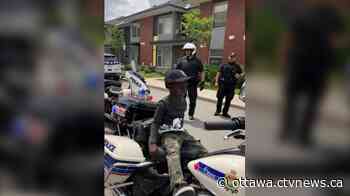 Ottawa boy receives surprise visit from Ottawa Police officers - CTV News Ottawa