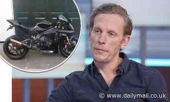 Laurence Fox is reunited with his stolen £20k superbike as police track it down