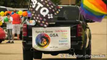 Parade held in Spruce Grove to celebrate pride - CTV News