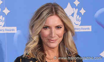 Lisa Faulkner and her family celebrate socially-distanced reunion