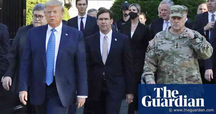 Joining Trump church photo op 'a mistake', says Gen Mark Milley – video